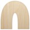 Exaggerated Fun Rainbow Unfinished Wood Shape Piece Cutout for DIY Craft Projects